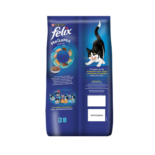 Concentrado Para Gato Felix Mega Mix Atun Salmon & Pollo