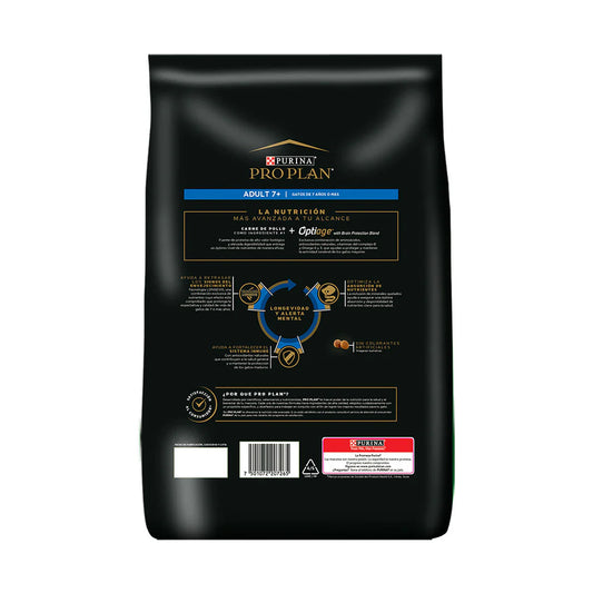 Concentrado Para Gato Pro Plan Adulto 7+ Chicken