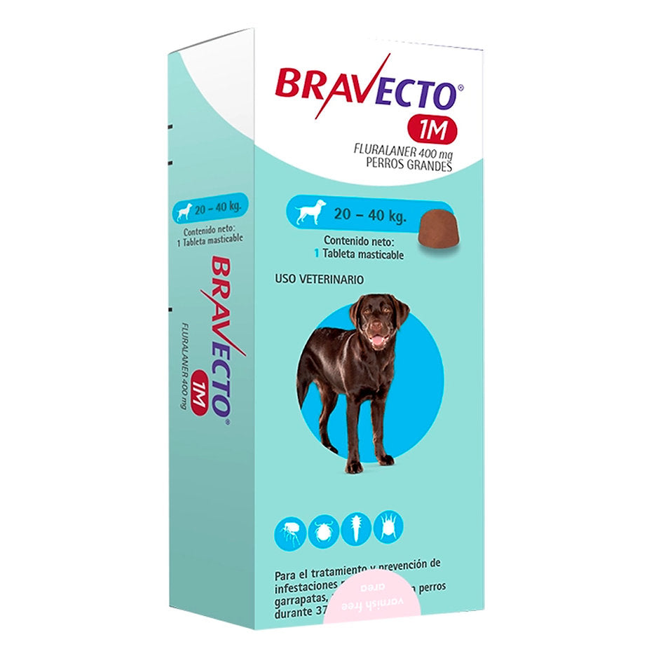 Bravecto 1 M - tableta desparasitante