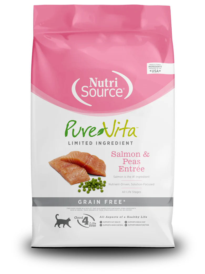 Concentrado Para Gato Nutrisource Pure Vita Salmon & Peas Entrée Grain Free