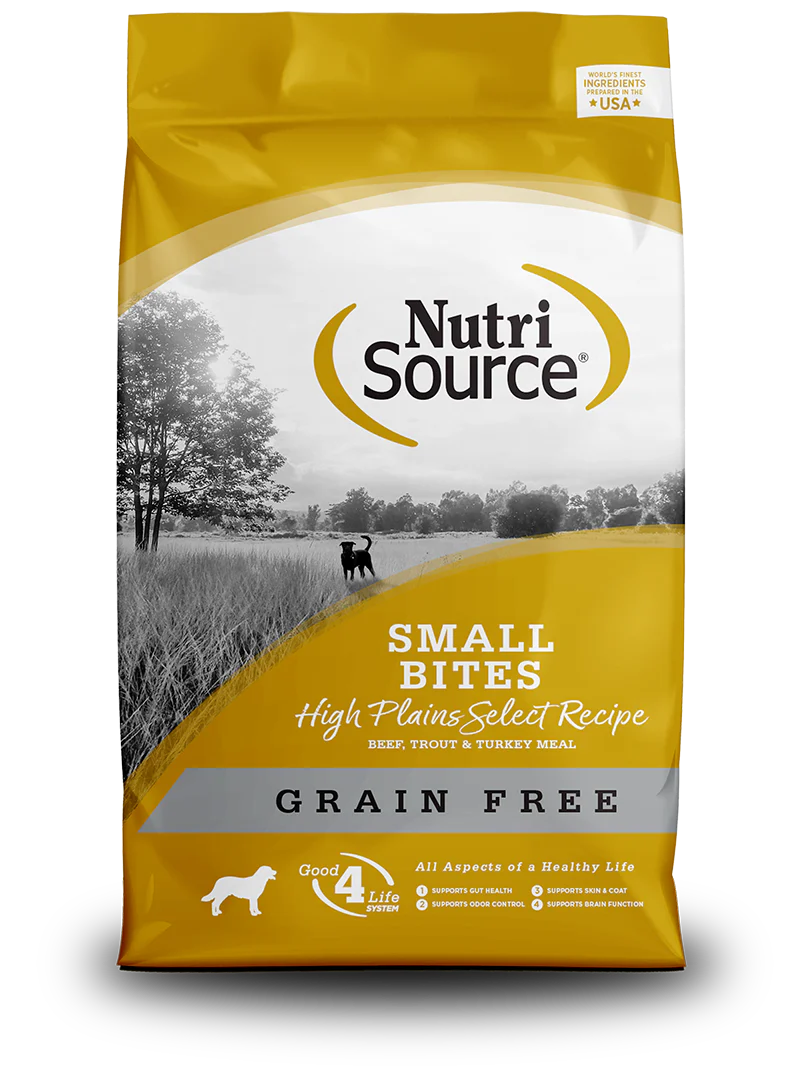 Concentrado para Perro NutriSource High Plains Trucha y Pavo- Small Bites
