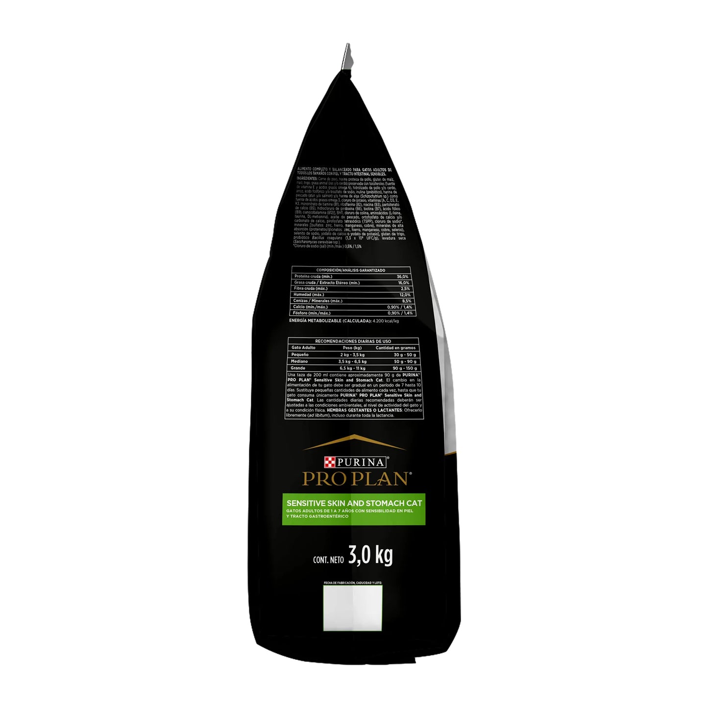 Concentrado Para Gato Pro Plan Adulto Sensitive Skin and Stomach