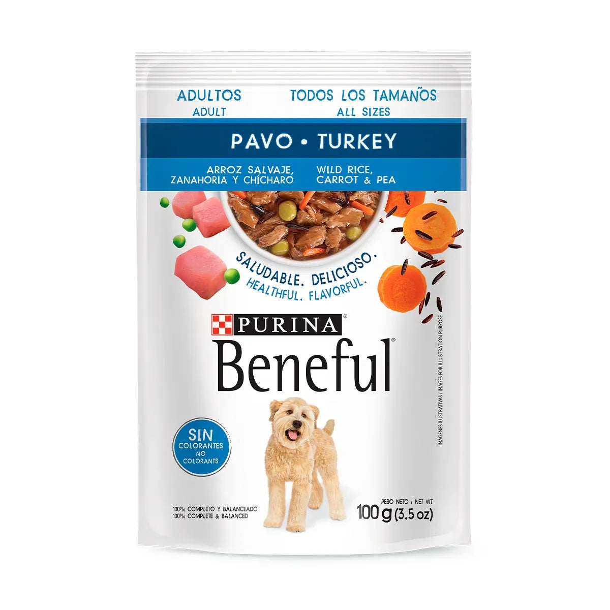 Alimento para Perro Adulto Beneful Pouche Pavo Turkey