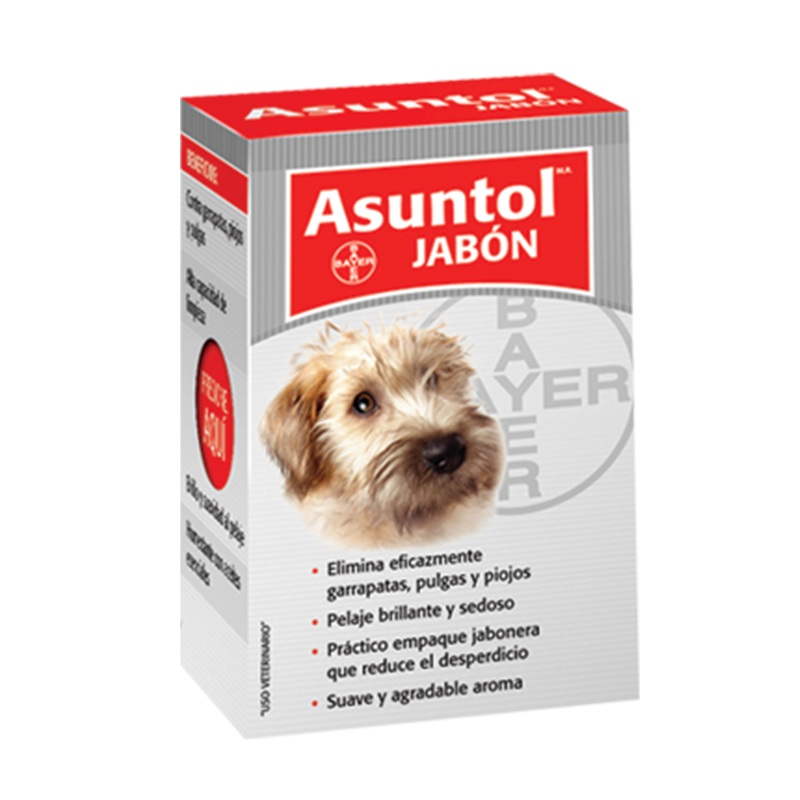 Jabón para perros anti pulgas ASUNTOL