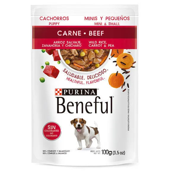 Alimento para Perro Mini Cachorro Beneful Pouche Carne
