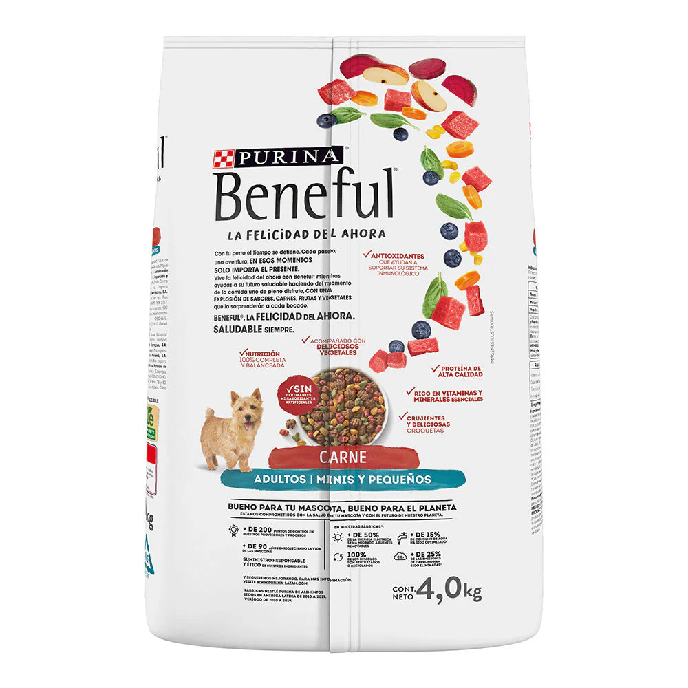 Concentrado para Perro Beneful Adulto Mini Carne