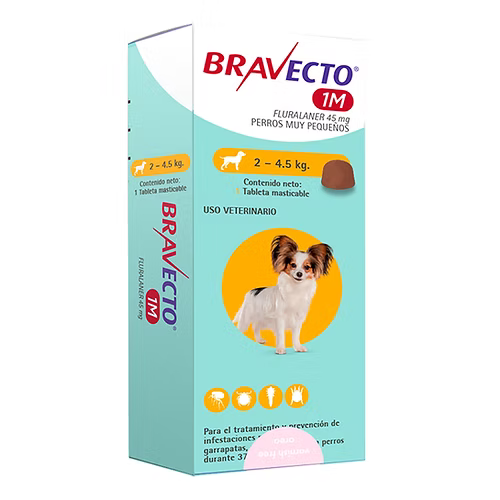 Bravecto 1 M - tableta desparasitante