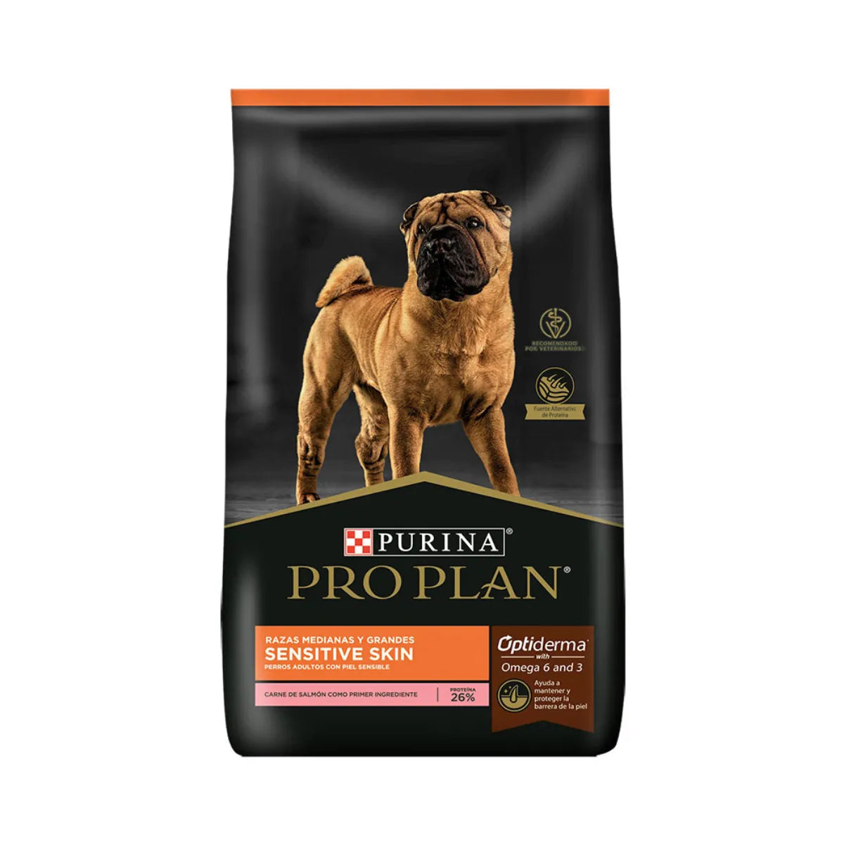 Concentrado para Perro Pro Plan Adulto Sensitive Skin Razas Medianas y Grandes