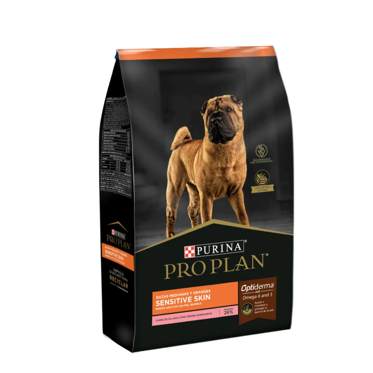 Concentrado para Perro Pro Plan Adulto Sensitive Skin Razas Medianas y Grandes