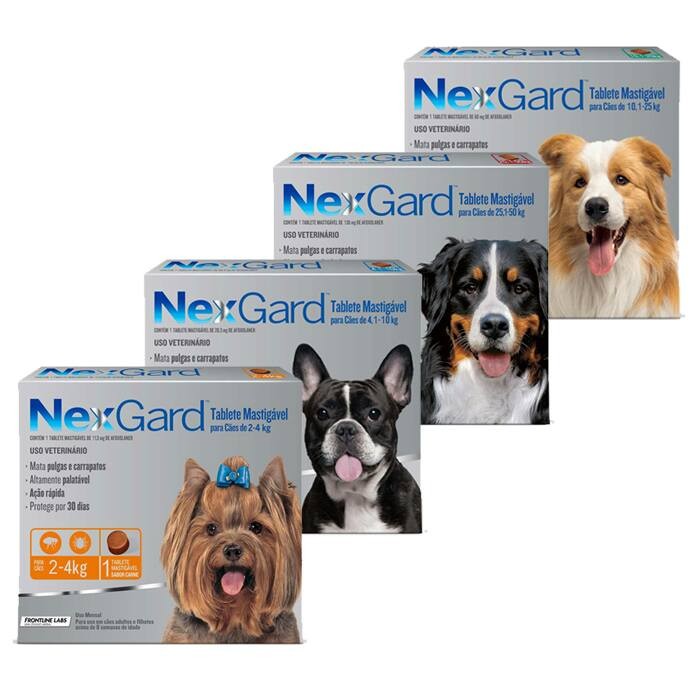 Tableta Masticable Antipulgas Nexgard