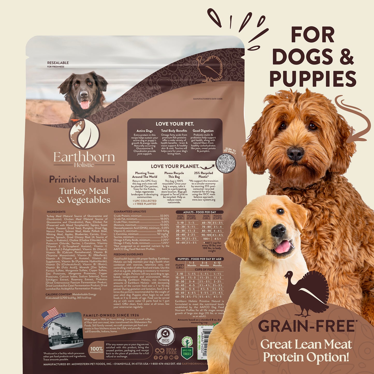 Concentrado Para Perro Earthborn Holistic Primitive Natural