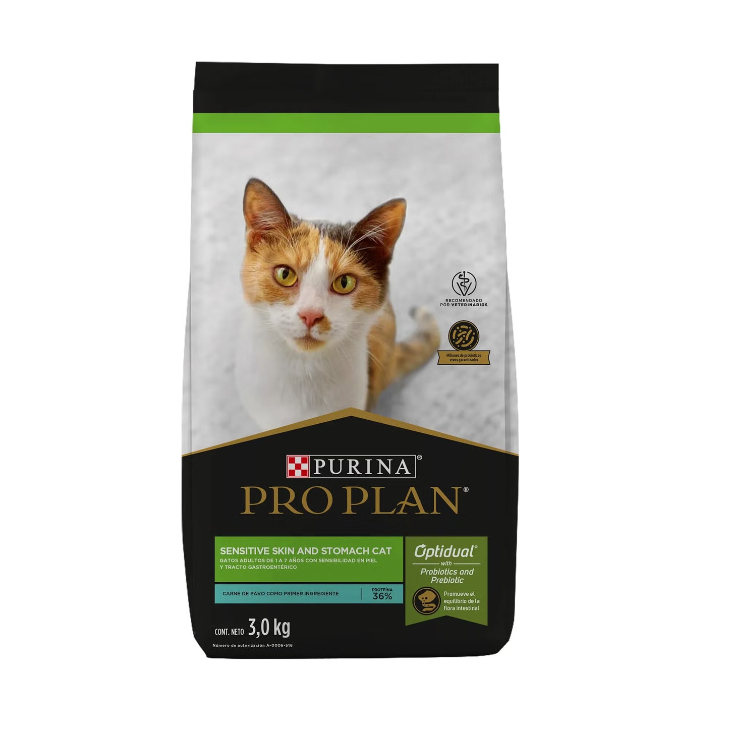 Concentrado Para Gato Pro Plan Adulto Sensitive Skin and Stomach