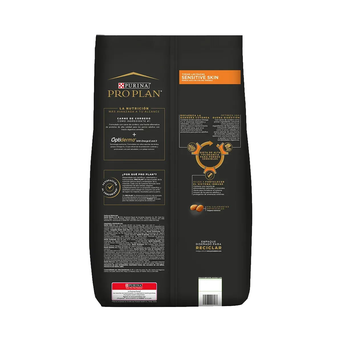 Concentrado para Perro Pro Plan Puppy Sensitive Skin Lamb
