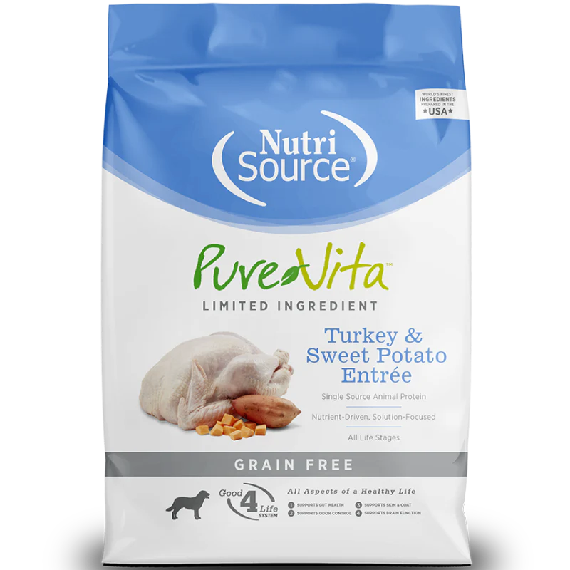 Concentrado para Perro NutriSource Grain-Free Pure Vita Turkey