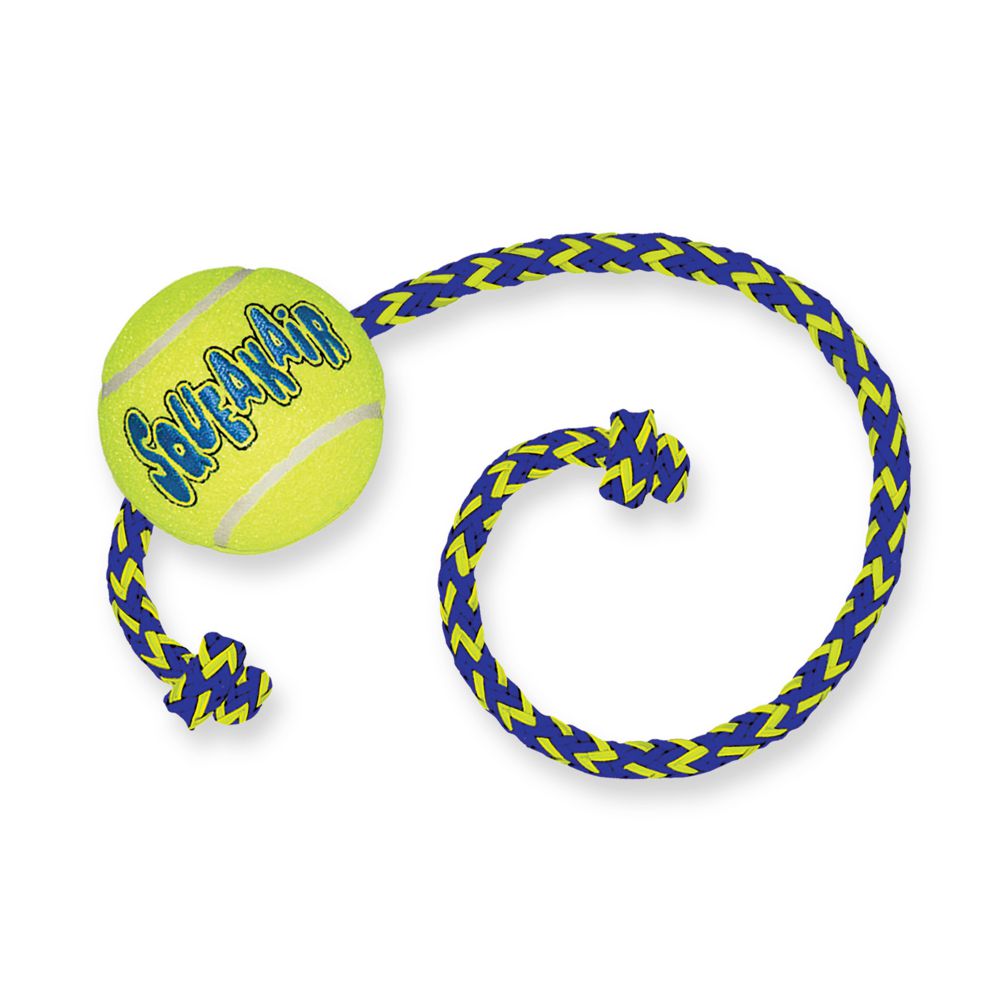 Juguete para Perro Kong Squeakair Balls with Rope