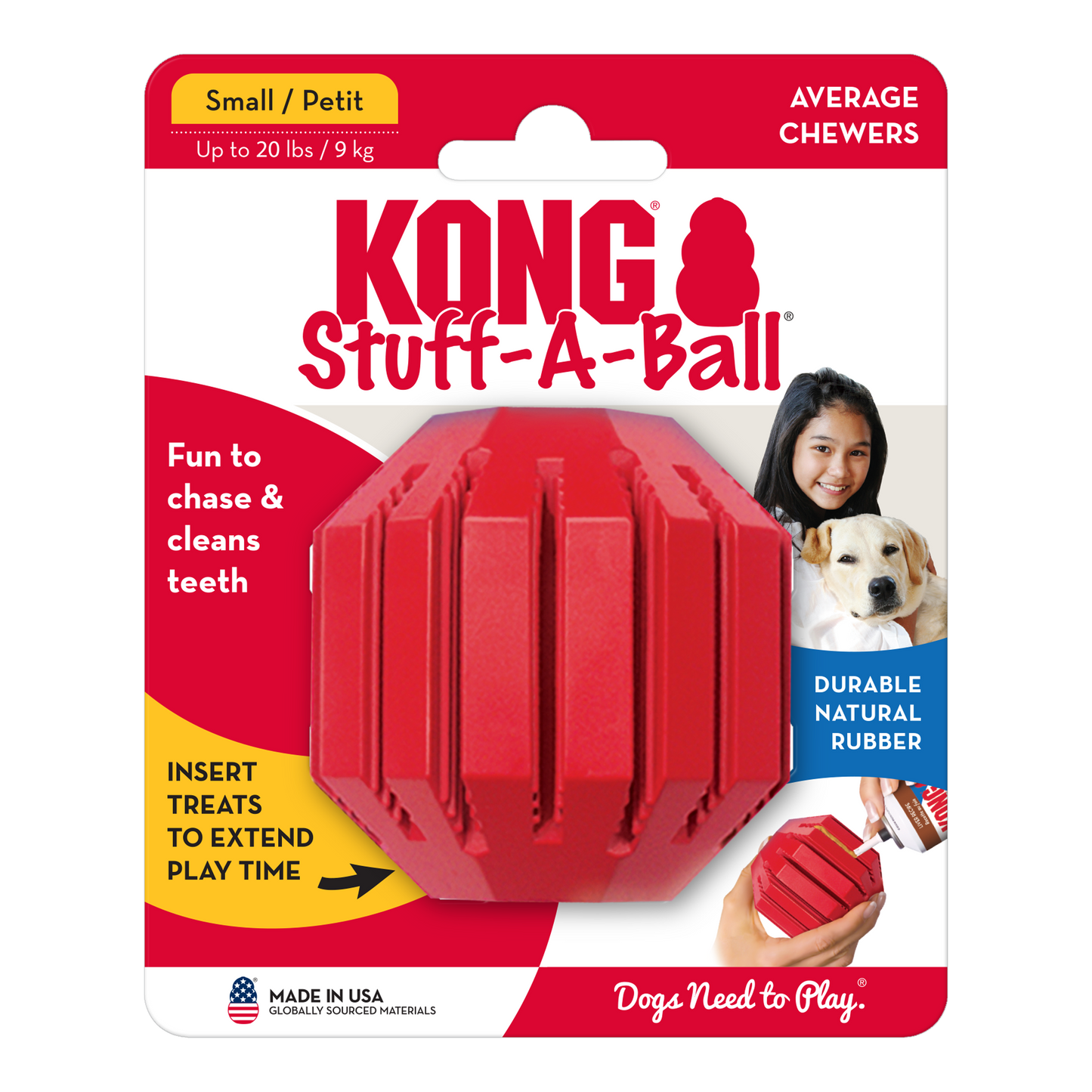 Juguete para Perro Kong Stuff-A-Ball