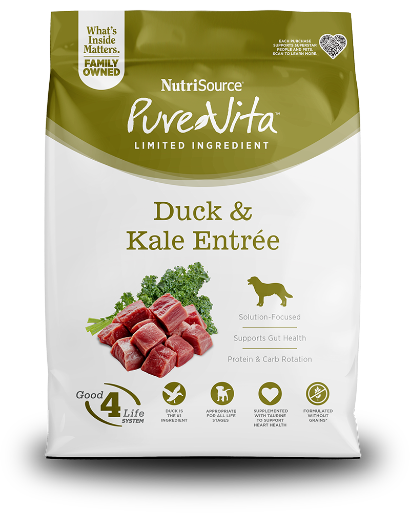 Concentrado para Perro Pure Vita Duck & Kale Entrée