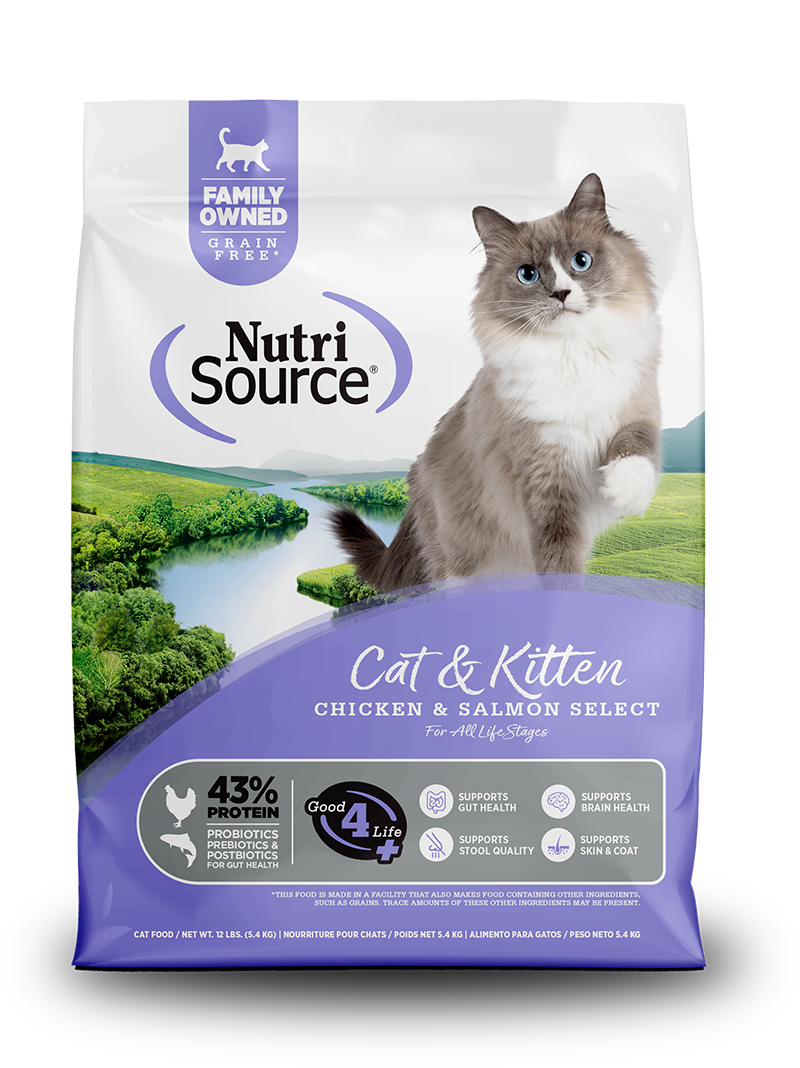 Concentrado para Gatitos Nutrisource Chicken Meal, Salmon & Liver