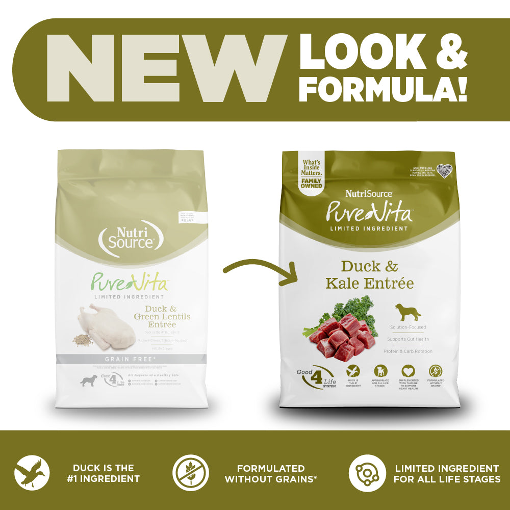 Concentrado para Perro Pure Vita Duck & Kale Entrée