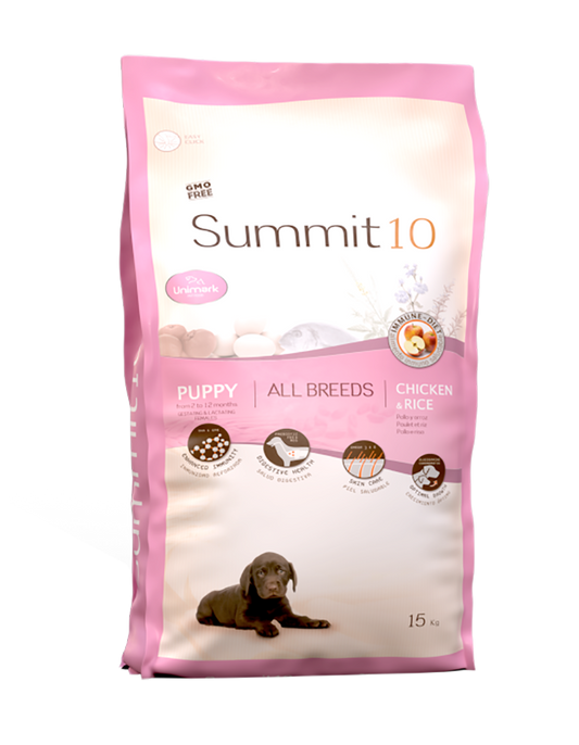 Concentrado para cachorro  Summit10 Pollo y Arroz