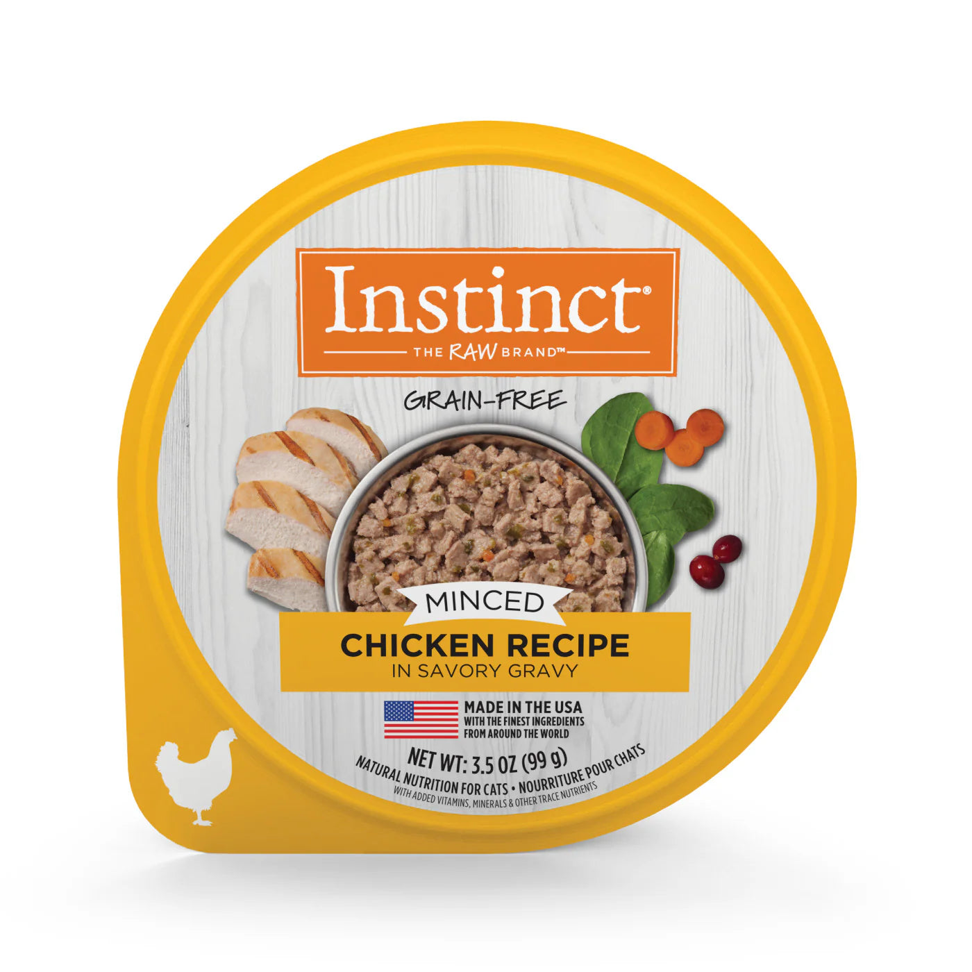 Alimento para Gato Instinct Chicken Recipe Cups