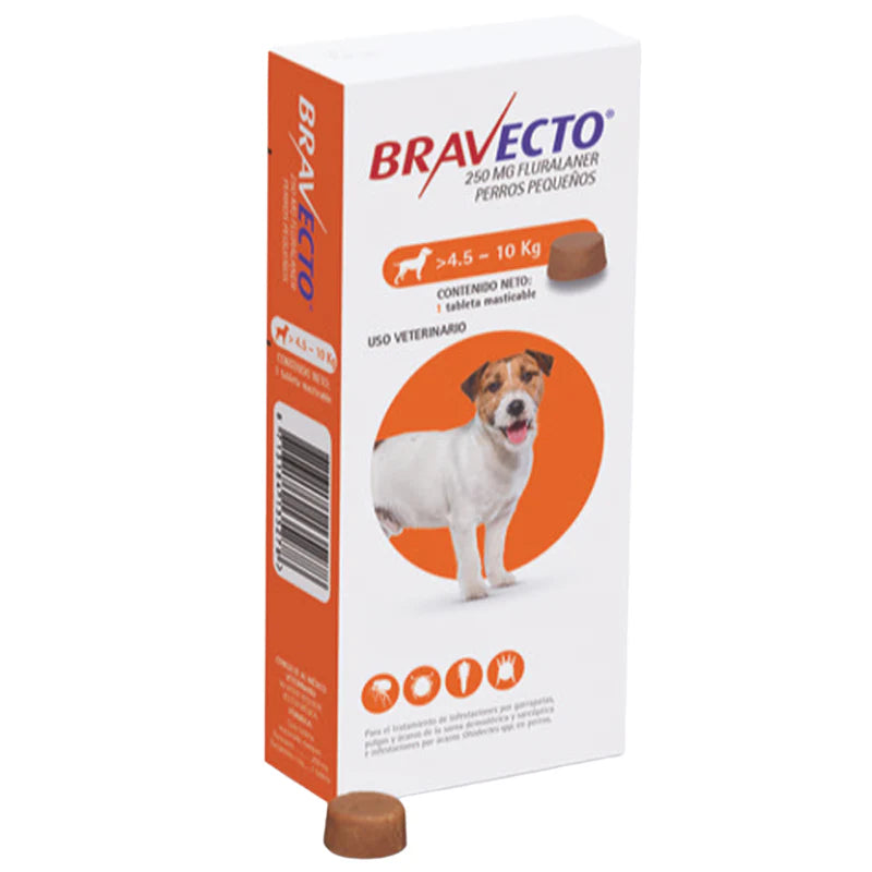 Tableta Masticable Antipulgas Bravecto