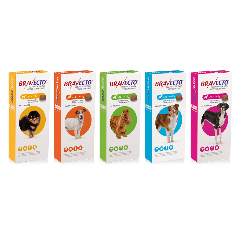 Tableta Masticable Antipulgas Bravecto