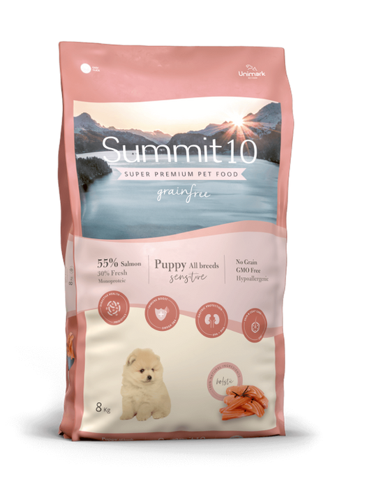 Concentrado para Cachorro Summit10 Grain Free Sensitive Salmón y Papa